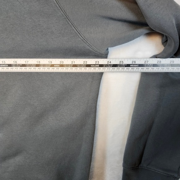 Kenneth Cole Mens Grey Fleece Hoodie Logo Pullover Sweatshirt KF9V91PNFCM XL - Picture 4 of 14